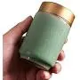 DearDo Ceramic Tea Jar Small Mason Jar Inspired Kitchen Canister With Airtight Metal Lid For Coffee, Sugar, Tea, Spices and More Storage DearDo Ceramic Tea Jar Small Mason Jar Inspired Kitchen Canister With Airtight Metal Lid For Coffee, Sugar, Tea, Spices and More Storage