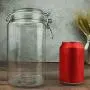 1250 ml Kunststoff-Würfelbehälter mit Clipverschluss, lebensmittelechter Behälter für Lebensmittel, Geschirr, Konservierung, Mehl, Pasta, Gewürze