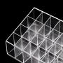 Milue Clear 24 Lipstick Storage Display Stand Rack Makeup Holder Cosmetic Organizer