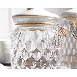 Glass Jar Sugar Bowl Glass Bottles Spice Jars Jar Storage Tank Seasonings For Condiments Decoration,A