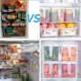 Transparent Refrigerator Food Boxes Storage Organizer Bottles Jars Plastic Lid Cover Box Kitchen Home Organization Accessories,Transparent