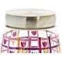 Sahara Storage Jar, Candy Jar with Aluminium Lid, Collection &quotNadia" , modern and unique style (ART GLASS powered by CRISTALICA)
