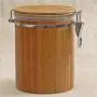 Kitchen Storage Jars For Bulk Products Container With Lid Organizer Easy Lock Case Airtight Cans Receive Spice Box Wooden,B028-1S