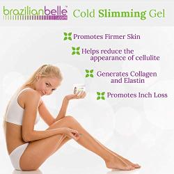 Cellulite Cold Slimming Gel with Caffeine and Green Tea Extract - Reduce Appearance of Cellulite, Stretch Marks, Firming and Toning, Improves Circulation - Quick Absorption- Cryo Gel (1 Jar)