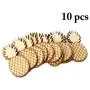 JUSTDOLIFE 10PCS Tisch Streu Rustic Dekoratives Hett Holz Bastel Party Dekoration