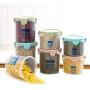 Practical Household Plastic Storage Jars Food Storage Bottle Safe Non Toxic Leakproof Sealed Kitchen Storage Box,800Ml