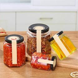 UPKOCH 24Pcs Honey Bottle with Six EdgeSeal The Jar and Seasoning Bottle Chilli Sauce Jar Lemon Paste Storage Jar (As Shown)