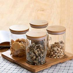 Glass Sealed Jars, Moisture-Proof Kitchen Food Containers, Storage Of Spices/Biscuits/Oatmeal/Coffee Beans