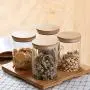 Glass Sealed Jars, Moisture-Proof Kitchen Food Containers, Storage Of Spices/Biscuits/Oatmeal/Coffee Beans Glass Sealed Jars, Moisture-Proof Kitchen Food Containers, Storage Of Spices/Biscuits/Oatmeal/Coffee Beans