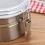 Eintopf-Kaffeebehälter, stapelbar für kompakte Aufbewahrung, luftdichter Behälter, schützt Lebensmittel, Frische, 6 Größen, Edelstahl-Aufbewahrungskrüge (6 Größen)