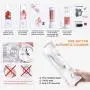 Mixeur Portable Taillans【2019 Nouveau】 avec Cuve Électrique Rechargeable USB, Multi-Fonctionnel pour Shakes et Smoothies, Acier Inoxydable 6 Pales (FDA BPA Free)