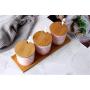 Mini Spice Jars Creative ceramic seasoning pot electro-optic stone seasoning box restaurant combination set