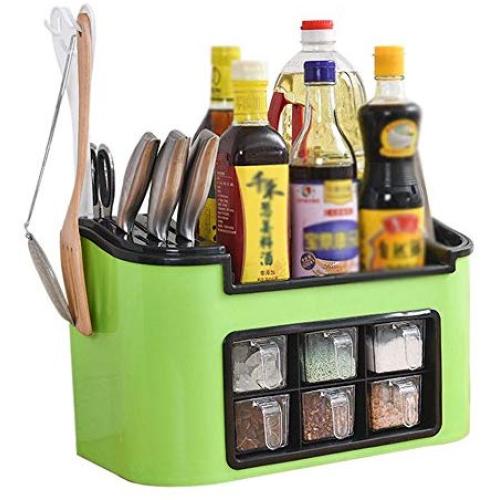 Mei Xu Knife Multi-Function Kitchen Shelf Seasoning Box Seasoning Jar Storage Rack Storage Rack Chopsticks Storage Box Shelf