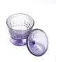 Stained Glass Candy Cans European Retro Storage Jars Spice Jars Tea Cans Dried Fruit Jars Candy Cans (purple)