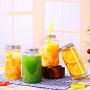 500Ml Innovative Food Grade Plastic Beverage Bottle Juice Cold Tea Household Kitchen Storage Bottle,Type 4