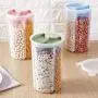 New Design Transparent Plastic Food Storage Box With Lid Sealed Containers Grain Bin, Plastic Food Canisters - Plastic Food Storage Jars, Food Storage Cans, Plastic Cookie Container