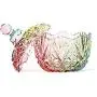 Multi-purpose Candy Jar, Retro Food Jewelry Storage Box With Lid Colorful Glass Spice Pots-small