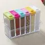 Jar Coffee – Transparente Gewürzdosen Set von 6, Gewürzstreuer-Glasflaschen mit – Gewürz-Küchen-Set, Gewürz-Glaskaraffe, Gewürz-Küchen-Set