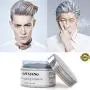 Cire de Couleur Cheveux Argent Gris Temporaire Style Crème 4.23 oz Pommade Naturelle pour Enfants Hommes Femmes Fête Cosplay Date (Argent Gris) Cire de Couleur Cheveux Argent Gris Temporaire Style Crème 4.23 oz Pommade Naturelle pour Enfants Hommes Femmes Fête Cosplay Date (Argent Gris)