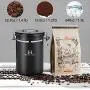 Conteneur en Acier Inox pour Café, Thé, Farine, Sucre – 1.9 Litres (64 fl oz) avec Cuillère Conteneur en Acier Inox pour Café, Thé, Farine, Sucre – 1.9 Litres (64 fl oz) avec Cuillère