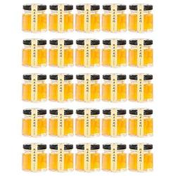 25Pcs 5.1 X 4.8Cm 45Ml Hexagon Glass Jar Spice Jar Crafts Canning Jar For Jam Honey Jelly Glass Bottles Vials - Transparent