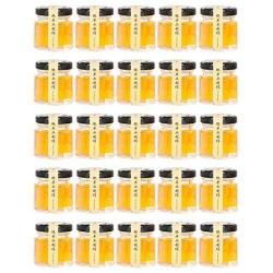 25Pcs 5.1 X 4.8Cm 45Ml Hexagon Glass Jar Spice Jar Crafts Canning Jar For Jam Honey Jelly Glass Bottles Vials - Transparent