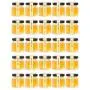 25 Stück 5,1 x 4,8 cm 45 ml Hexagon Glasbehälter Gewürzbehälter Bastelbehälter für Marmelade Honig Würzgläser Flaschen - Transparent