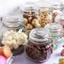 Mason Jars Canning Glass Jars Glass Smoothies Jars with Lids for Drinking and Storage Reusable Container for Juice Milk Bulk Food Coffee Round and Square Glass Jars (Color : Square Jars 2000ml)