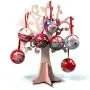 TOYANDONA Christmas Tinplate Ball Candy Storage Jar Candy Boxes Christmas Tree Decoration Holiday Surprise Gift 5pcs (Random Pattern)