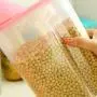 Yealsha Transparent Plastic Sealed Fresh-keeping Food Storage Container Storage Jar with Lids