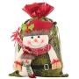 BLagenertJ Christmas Storage Pouch Candy Food Bag Box Cute Santa Snowman Elk Pattern Drawstring Gift Candy Bag Snowman