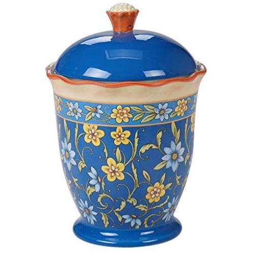 Certified International 26774 Torino Biscuit Jar, 10.5" Servware, Serving Acessories, Multicolred