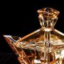 YL LY Glass Candy Jar European Storage Jar Dried Fruit Jar Gift Creative Home Decoration Sugar Cans Aurora Gold