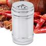 Spice Jar Stainless Steel Seasoning Storage Box Round Small Holes Kitchen Tool for Spice Salt Sugar Cruet Pepper