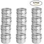| Storage Bottles & Jars | pcs Stainless Steel Spice Jars Storage Containers Set with Clear Top Lid for Herb Salt Peper Magnetic Spice Jars Organizer | by HUDITOOLS | 1 PCs