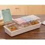 Seasoning Box Seasoning Storage Box Wheat Straw with Spoon 4-compartment Spice Box Storage Container Condiment Jars for Spice Sugar Salt Seasoning Box Seasoning Storage Box Wheat Straw with Spoon 4-compartment Spice Box Storage Container Condiment Jars for Spice Sugar Salt