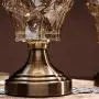 Europäische Glas-Konfektgläser, getrocknete Fruchtornamente, Vase, Aufbewahrungsglas, Haushaltsdekoration ZYLE-Fruchtplatten (Größe: S)