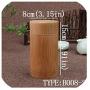 Handmade Tea Box Bamboo Storage Box Tea Canister Lid Seal Kitchen Storage Jars Accessories Spice Box Case Organizer,8X15Cm
