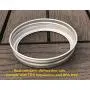 THINKCHANCES Lebensmittelechte und BPA-freie, rostfreie Silber-Aluminium-Metallringe/Bänder für Mason-, Ball- und Konservierungsgläser (12er Pack, Weidengugel)
