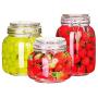 MFWFR Sealed cans, Glass Jars with lid Honey Lemon Jars, Household Pickles Jars Enzyme Barrels Food Storage Storage Tanks,M1