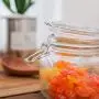 Glass Kitchen Storage Canister Mason Jars with Lids,25oz Airtight Glass Canister with Hinged Lid，Perfect for Kitchen Canning Cereal,Pasta,Sugar,Beans (Labels & Chalk Marker)-Set of 6