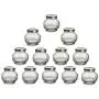 12 pcs, 4 oz Round Glass Jars for Jam, Honey, Wedding Favors, Shower Favors, Baby Foods, Canning, spices