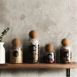 Kitchen Transparent Storage Bottles For Bulk Products Jars With Lid Spices Sugar Tea Coffee Container Organizer Cans R S