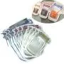 Bocal Mason, Sacs Zippés Réutilisables pour Aliments, Sacs Zippés Reutilisables pour Sandwiches, Rangement Alimentaire Étanches, Sacs d'Intérieur Anti-Fuite pour Voyage, Camping et Enfants (Lx3+Mx3+Sx4) Bocal Mason, Sacs Zippés Réutilisables pour Aliments, Sacs Zippés Reutilisables pour Sandwiches, Rangement Alimentaire Étanches, Sacs d'Intérieur Anti-Fuite pour Voyage, Camping et Enfants (Lx3+Mx3+Sx4)