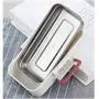 Thermos Food Jar Multi-storey Thermos 304 Stainless Food Flask Leakproof Insulated Food Containers Portable Bag Microwave Oven Can Be Used Square (Color : Red, Size : 800ml)