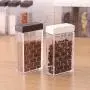 Behälter für Küchenutensilien, Gewürzflaschen, Gläser, Boxen, Plastik, Gewürz, Deckel, Zucker, Lagersystem, Organisationsboxen, Küchenhelfer, 1 Set Kaffee