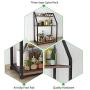 Spice Rack Spice Organizer 3-tier Standing Kitchen Bathroom Countertop Storage Organizer, Spice Bottle Jars Holder Rack Iron Shelf Structure by 1Easylife