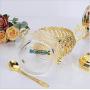 luxury gold tea coffee sugar storage jars mini bottle glass candy jar stash jar for kitchen canisters TG002,gold