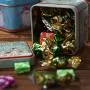 Metallbehälter für Weihnachtskekse, Weihnachts- und Neujahrsgeschenke, Dose für Weihnachtsgebäck, Blechbox für Süßigkeiten, Weihnachtsdeko, Geschenkbox.