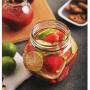 Glass Storage Jar Kitchen Sealed Food Grains Storage Bottle Tea Milk Powder Coffee Seal Storage Cans DELICATEWNN (Capacity : 650ml1)